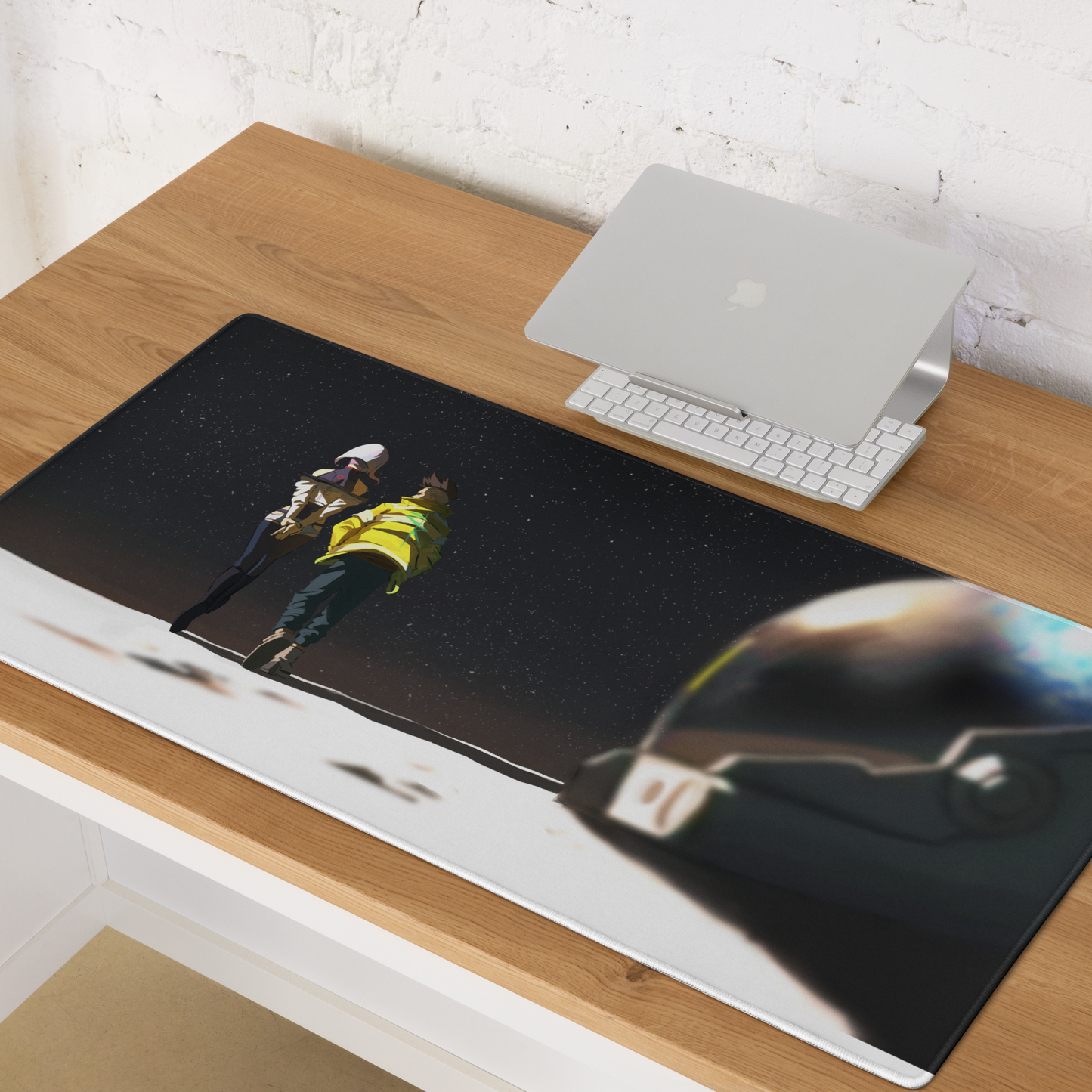 Lucy and David Mousepad Large