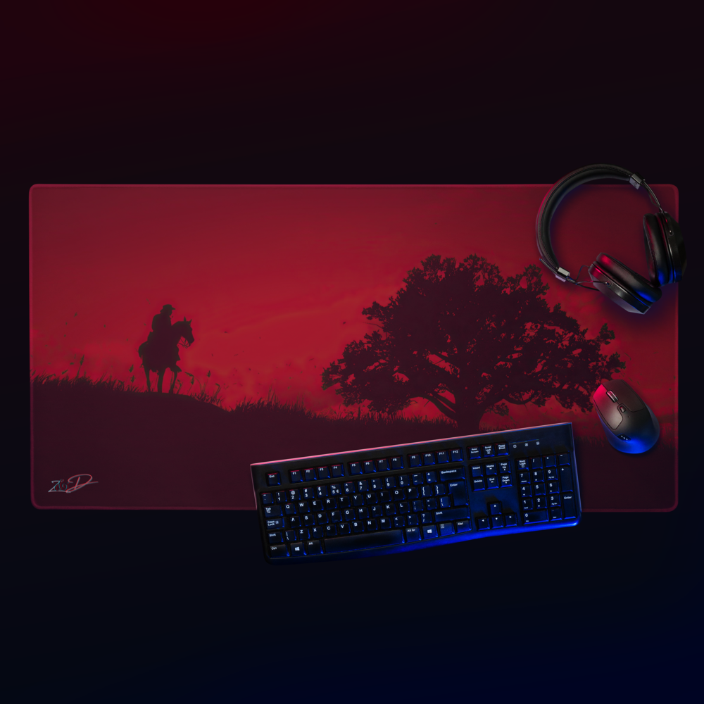 Red Dead Mousepad Large