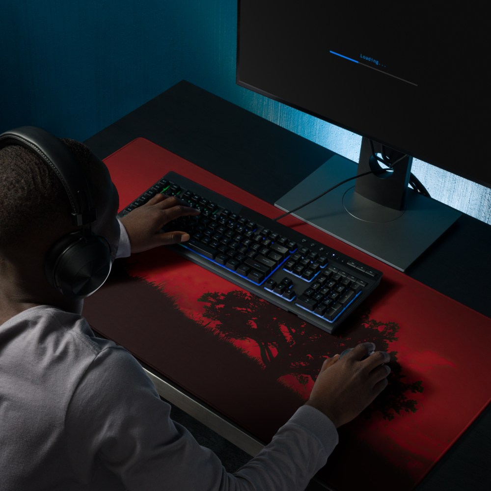 Red Dead Mousepad Large