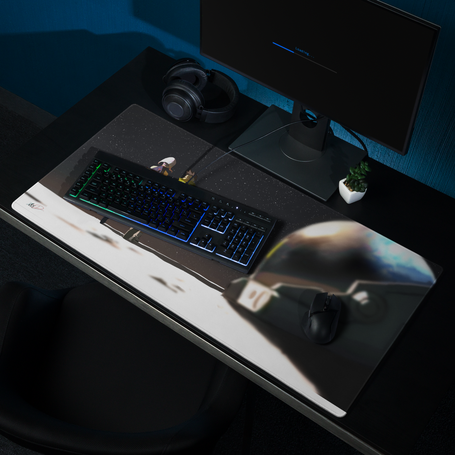 Lucy and David Mousepad Large