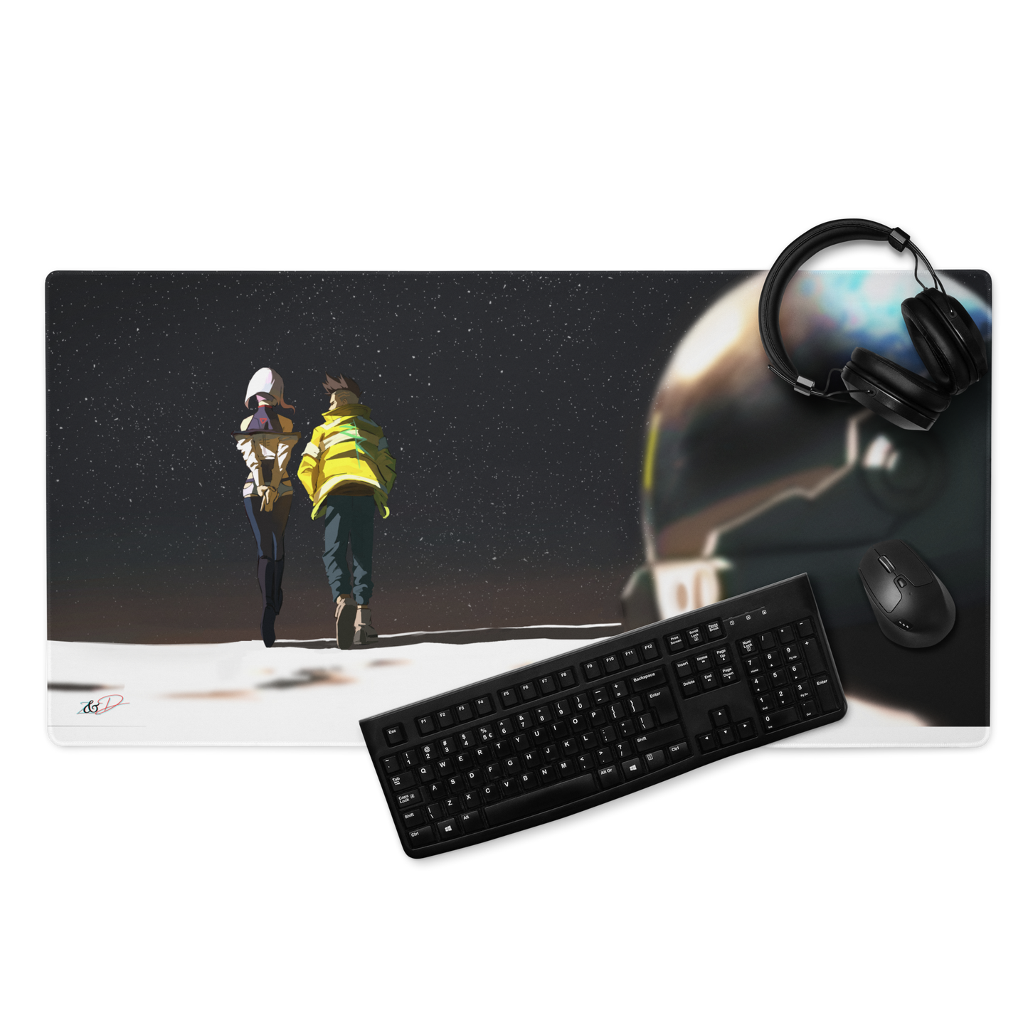 Lucy and David Mousepad Large