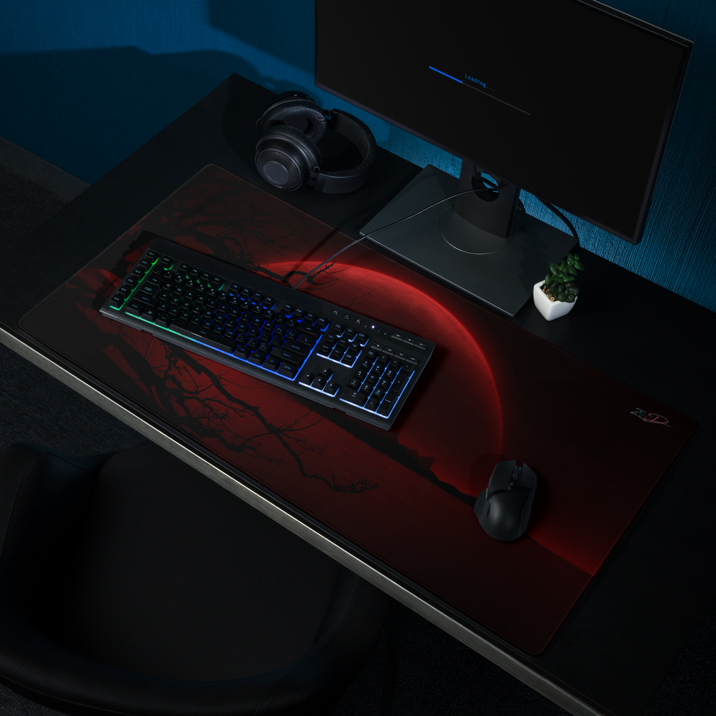 Blood Moon Mousepad Large