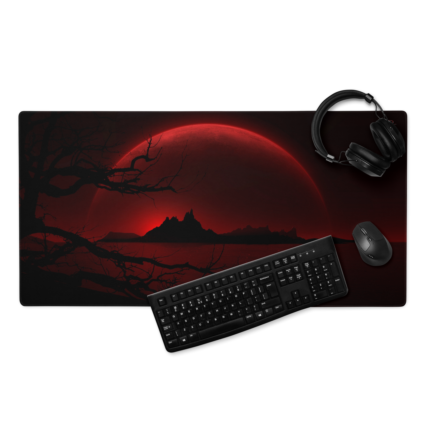 Blood Moon Mousepad Large