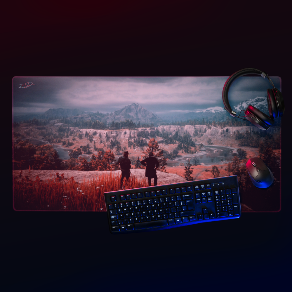Red Dead Mousepad Large